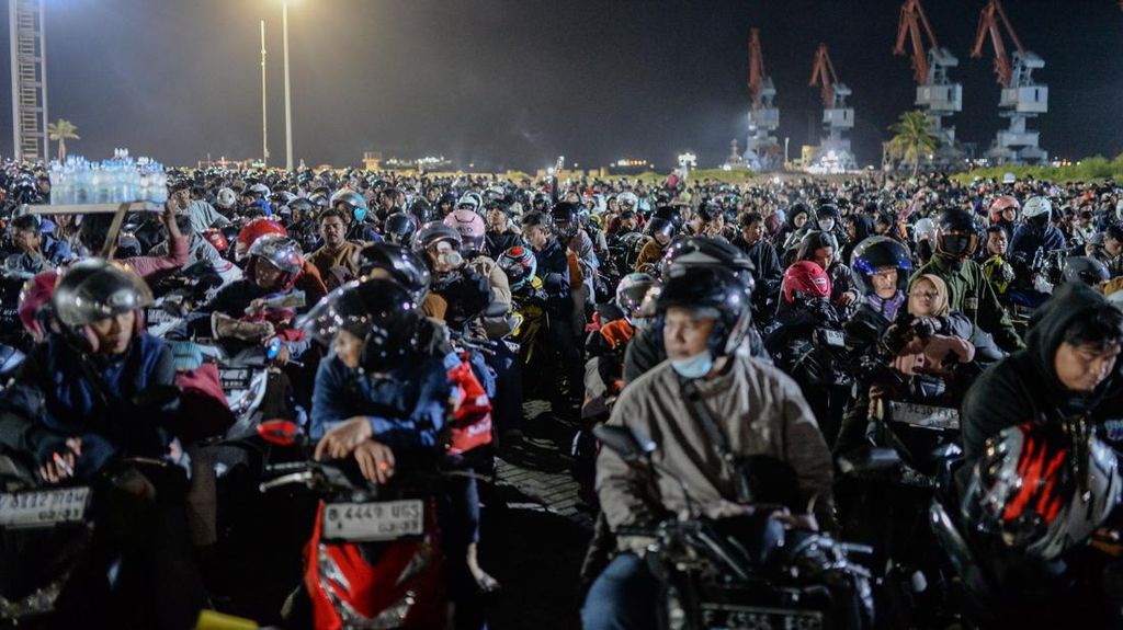 H-2 Lebaran, Pemudik Sepeda Motor di Pelabuhan Ciwandan Mulai Sepi