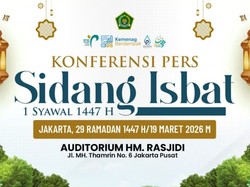 Live Streaming Sidang Isbat Lebaran 2026 Resmi, Cek Keputusannya di Sini!