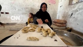 Pengungsi Gaza Sambut Idulfitri Dengan Variasi Kue Kering