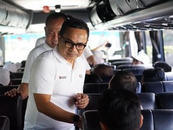 Mudik Gratis Waskita Karya, Ratusan Pemudik Diberangkatkan dari Jakarta