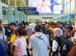 H-1 Lebaran, 50 Ribu Orang Tinggalkan Jakarta Via Kereta