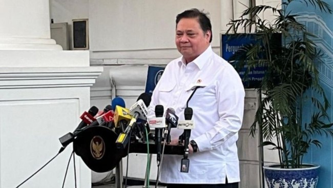 Menteri Koordinator Bidang Perekonomian Airlangga Hartarto optimistis target pertumbuhan ekonomi nasional sebesar 5,5 persen tercapai pada kuartal I 2026.