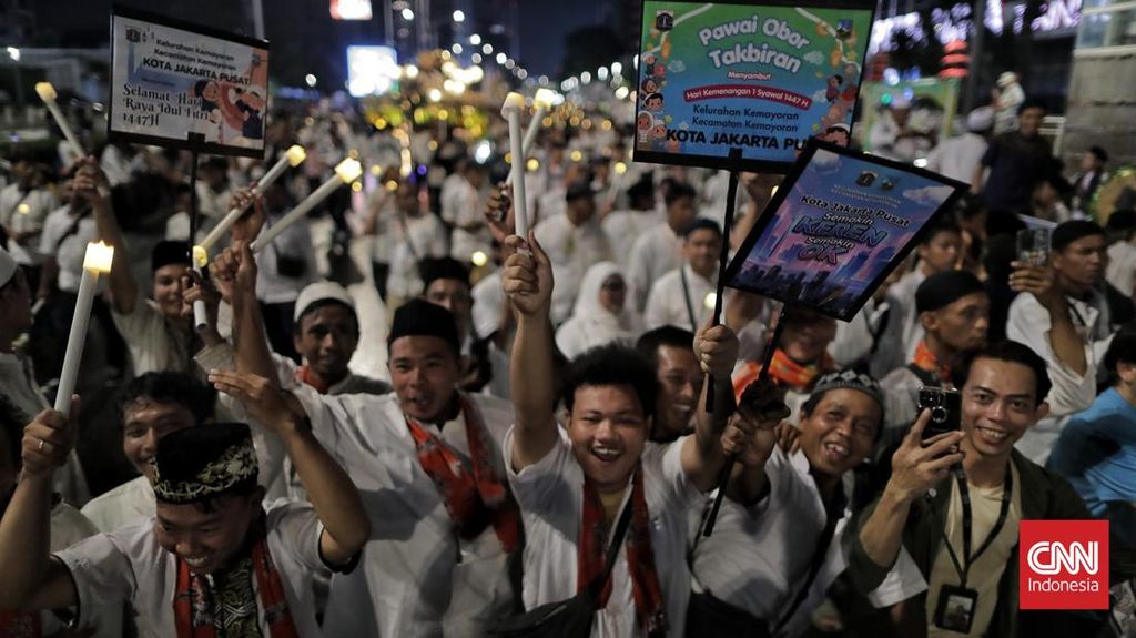 FOTO: Malam Takbiran Jakarta Lebih Hidup Lewat Terobosan Baru