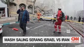 VIDEO: Serangan Udara Hantam Kawasan Pemukiman, Iran Balas Serang