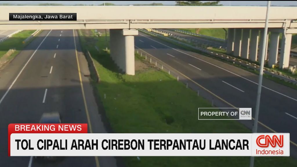 VIDEO: Tol Cipali Arah Cirebon Terpantau Lancar, Pelabuhan Merak Sepi