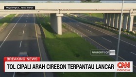 VIDEO: Tol Cipali Arah Cirebon Terpantau Lancar, Pelabuhan Merak Sepi