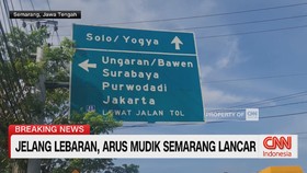 VIDEO: H-1 Lebaran, Lalu Lintas Jawa Tengah Lancar Tanpa Kemacetan