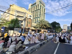 Salat Id di Kantor PP Muhammadiyah, Lalin Arah Tugu Tani Dialihkan