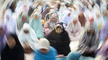 FOTO: Suasana Salat Idulfitri Muhammadiyah di Kota-kota Indonesia