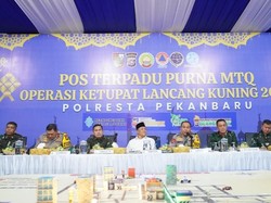Kapolda Riau-Pangdam Pantau Malam Takbiran Pastikan Situasi Aman