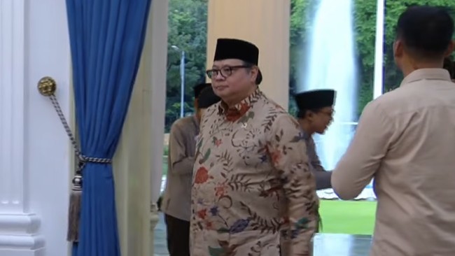 Presiden Prabowo Subianto menggelar open house Idulfitri di Istana Kepresidenan, Jakarta.