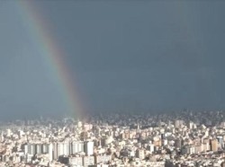 Video: Pelangi Ganda di Langit Pagi Beirut Setelah Malamnya Diserang Israel