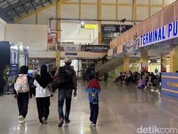 Terminal Purabaya Landai pada Hari Pertama Idulfitri 2026
