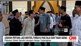 VIDEO: Lebaran Pertama Jadi Menteri, Purbaya Pilih Baju Tanah Abang
