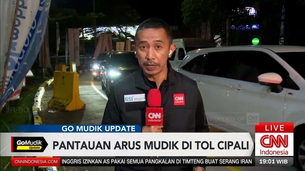 VIDEO: Pantauan Arus Mudik di Tol Cipali Saat Idulfitri