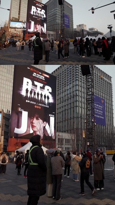 Pengamanan Ketat di Gwanghwamun jelang Konser Gratis BTS