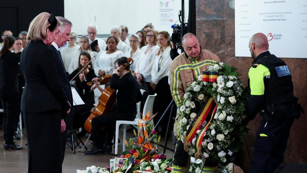 Belgia Peringati 10 Tahun Tragedi Bom Bunuh Diri Brussel