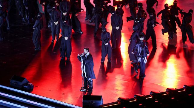 BTS perform during ‘BTS The Comeback Live Arirang’ concert in central Seoul, South Korea, March 21, 2026. REUTERS/Kim Hong-ji/Pool EDITORIAL USE ONLY.
