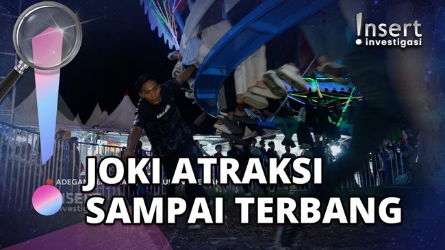 Serunya Naik Wahaya Ombak Banyu di Pasar Malam yang Diputarin Petugas