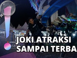 Serunya Naik Wahaya Ombak Banyu di Pasar Malam yang Diputarin Petugas
