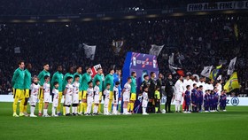 Soccer Football - Serie A - Juventus v U.S. Sassuolo - Allianz Stadium, Turin, Italy - March 21, 2026 General view as players line up before the start of the match REUTERS/Guglielmo Mangiapane