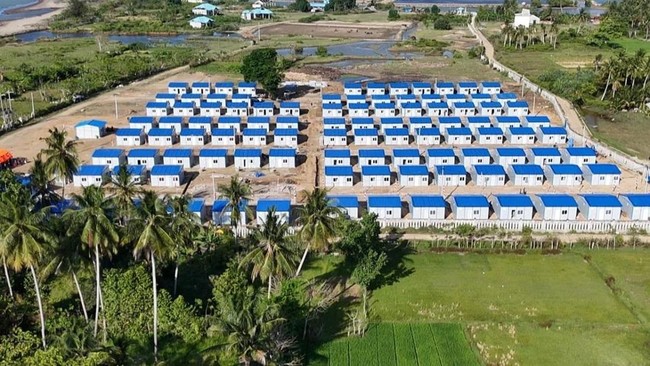 Huntap ini disediakan bagi pengungsi pascabencana Sumatra di Aceh, Sumut, dan Sumbar yang rumahnya rusak berat, roboh, dan hanyut terbawa arus banjir.