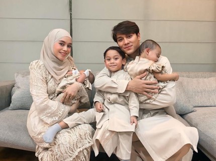 Momen Lebaran Pertama L'Joyee Anak Lesti Kejora yang Baru Lahir, Bikin Gemas