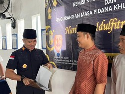 147 Napi Rutan Kotabumi Dapat Remisi Lebaran, 1 Orang Bebas