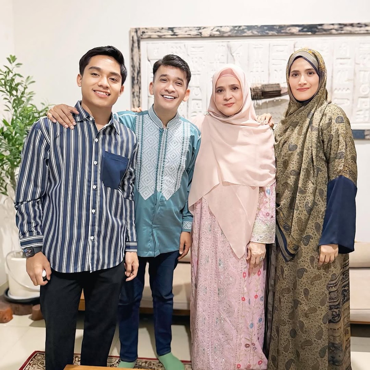 Betrand Peto ikut Lebaran bareng Ruben Onsu&period;