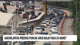 VIDEO: Kakorlantas Prediksi Puncak Arus Balik 24 Maret 2026