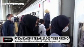 VIDEO: KAI Daop 8 Tebar 21 Ribu Tiket Promo Lebaran