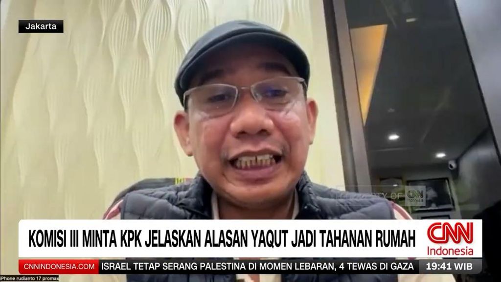 VIDEO: Komisi III Minta KPK Jelaskan Alasan Yaqut Jadi Tahanan Rumah