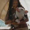 (L-R) Catherine Laga'aia as Moana and Pua in Disney's live-action MOANA. Photo courtesy of Disney. © 2026 Disney Enterprises, Inc. All Rights Reserved.