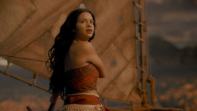 Catherine Laga'aia as Moana in Disney's live-action MOANA. Photo courtesy of Disney. © 2026 Disney Enterprises, Inc. All Rights Reserved.
