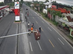 Sempat Padat, Arus Balik di Arteri Jombang Ramai Lancar