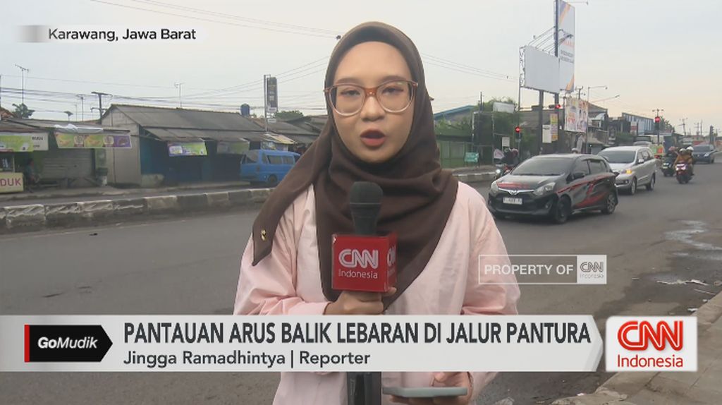 VIDEO: Live Arus Balik Karawang, Reporter Pantau Jalur Arteri