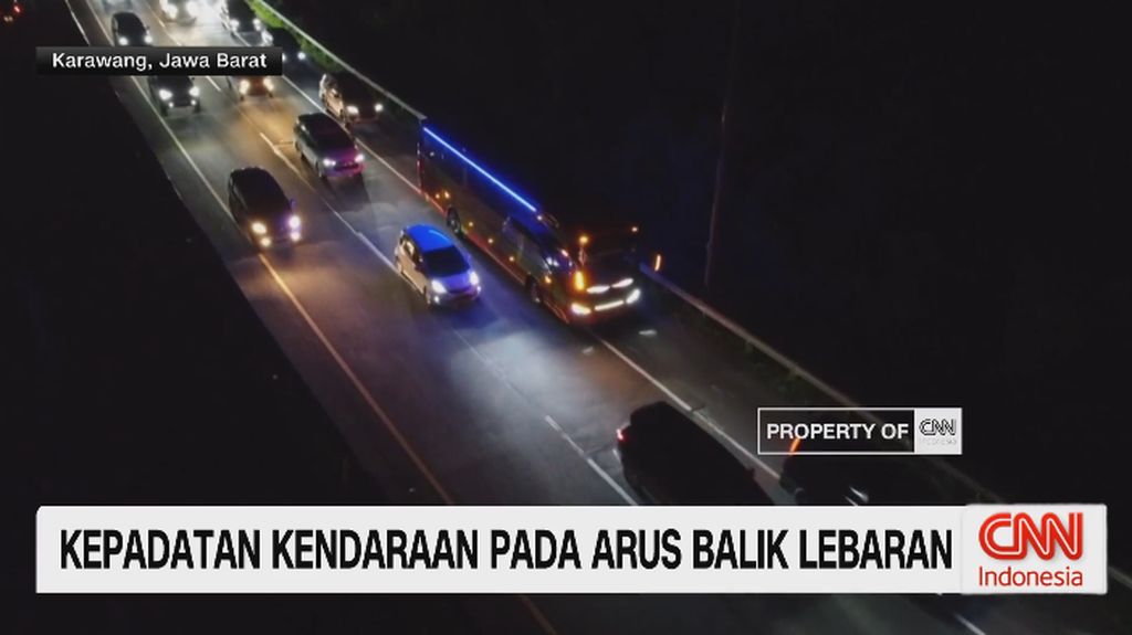 VIDEO: Arus Balik Padat, Tol Cipularang dan Merak Dipenuhi Kendaraan