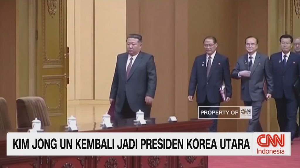 VIDEO: Kim Jong Un Kembali Jadi Presiden Korea Utara
