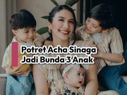Potret Acha Sinaga Setelah Jadi Bunda 3 Anak
