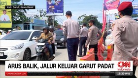VIDEO: Arus Balik Lebaran, Jalur Keluar Garut Mulai Padat