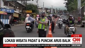 VIDOE: Wisata Padat, Puncak Arus Balik Mulai Terlihat