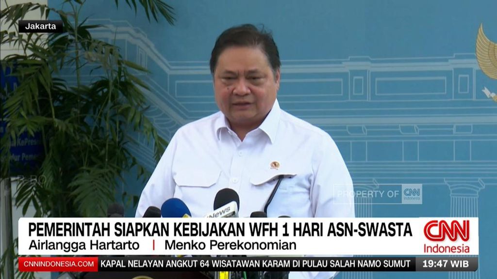 VIDEO: Pemerintah Kaji WFH 1 Hari untuk ASN dan Swasta