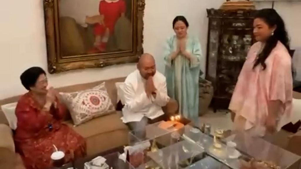 Momen Didit Prabowo Diberi Kejutan Ulang Tahun oleh Megawati-Puan