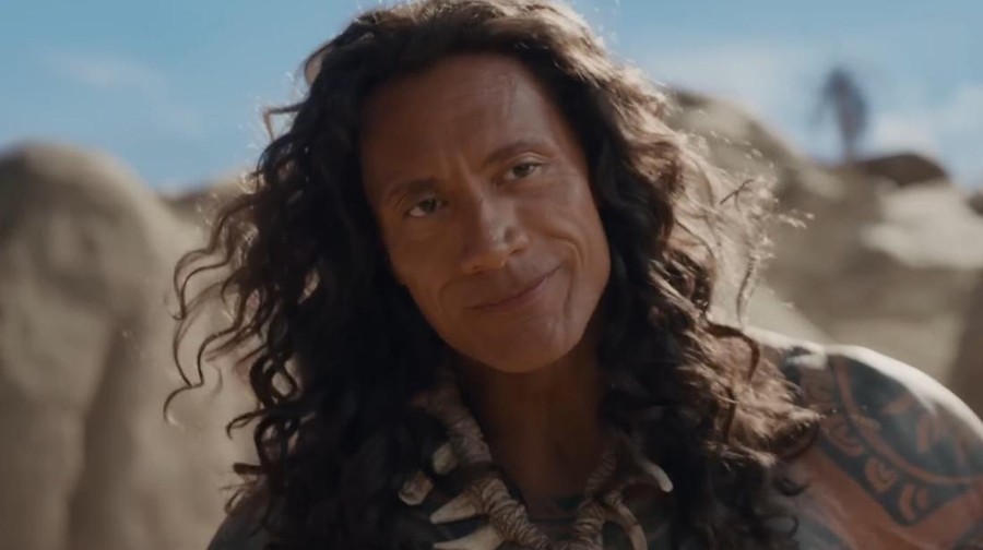 Penampilan Dwayne Johnson sebagai Maui di live action Moana&period;