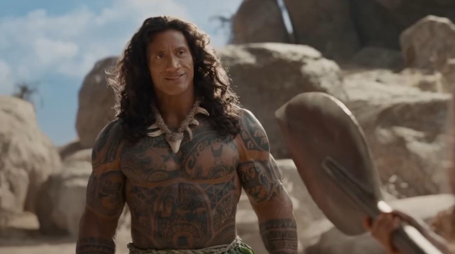 Penampilan Dwayne Johnson sebagai Maui di live action Moana&period;