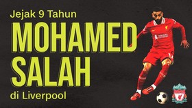 INFOGRAFIS: Jejak 9 Tahun Mohamed Salah di Liverpool