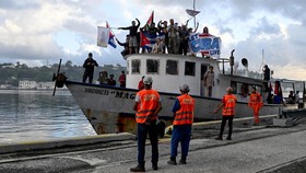 FOTO: Konvoi Internasional Kirim Bantuan ke Kuba di Tengah Blokade AS