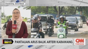 VIDEO: Pantauan Arus Balik di Arteri Karawang