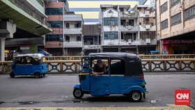 FOTO: Libur Lebaran Usai, Perniagaan Tanah Abang Masih Lengang
