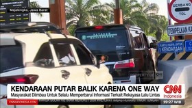 VIDEO: Banyak Kendaraan Putar Balik Akibat Kebijakan One Way